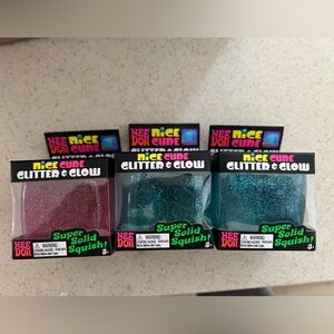 Glitter & Glow Phone Accessory - Blue and Pink NeeDoh New